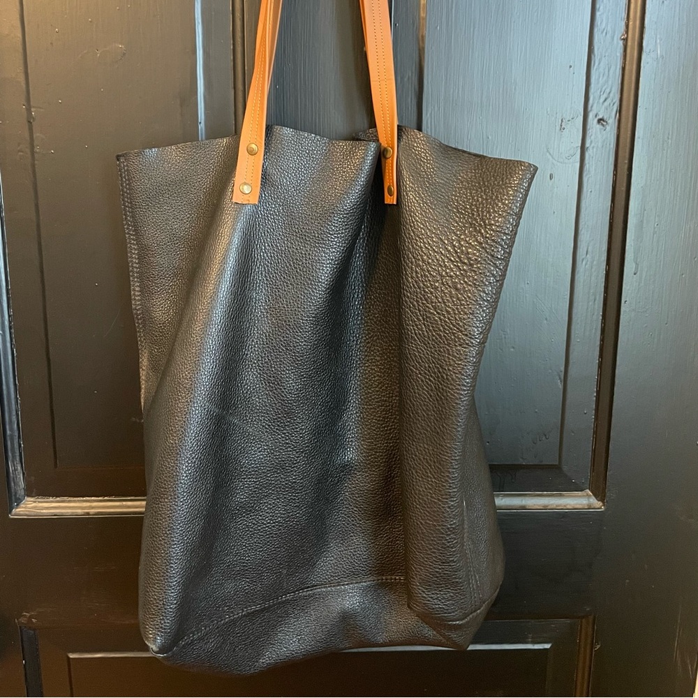 Soft Black Leather Purse